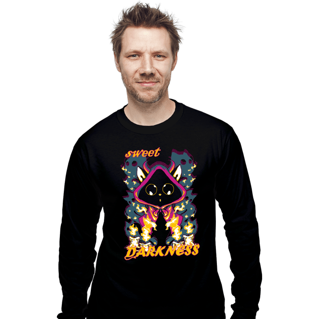Shirts Long Sleeve Shirts, Unisex / Small / Black Sweet Darkness