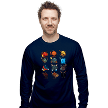 Load image into Gallery viewer, Shirts Long Sleeve Shirts, Unisex / Small / Navy Dice Roles
