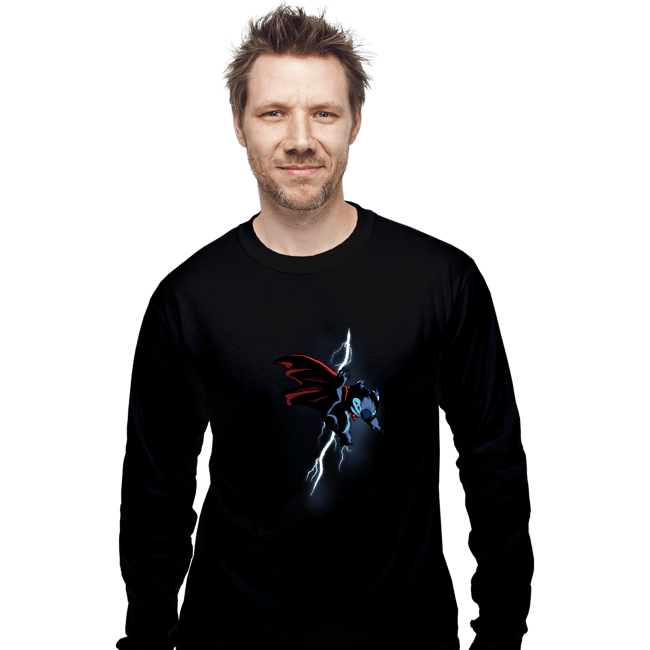 Daily_Deal_Shirts Long Sleeve Shirts, Unisex / Small / Black Stitch Returns