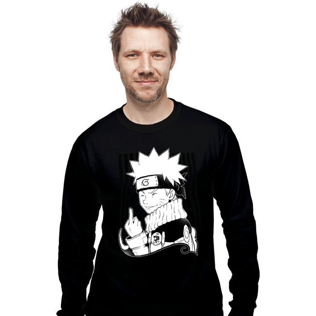 Shirts Long Sleeve Shirts, Unisex / Small / Black Ninja