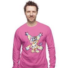 Load image into Gallery viewer, Shirts Long Sleeve Shirts, Unisex / Small / Azalea Magical Silhouettes - Gatomon
