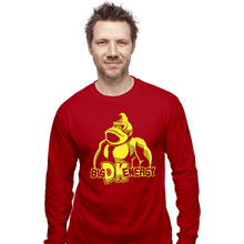 Load image into Gallery viewer, Daily_Deal_Shirts Long Sleeve Shirts, Unisex / Small / Red Big DK Energy
