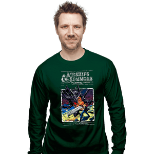 Secret_Shirts Long Sleeve Shirts, Unisex / Small / Forest Airships & Summons
