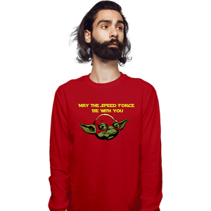 Secret_Shirts Long Sleeve Shirts, Unisex / Small / Red Speed Force