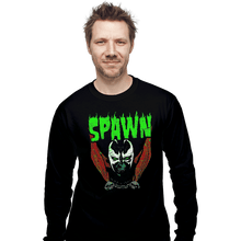 Load image into Gallery viewer, Secret_Shirts Long Sleeve Shirts, Unisex / Small / Black Heavy Metal Hellspawn
