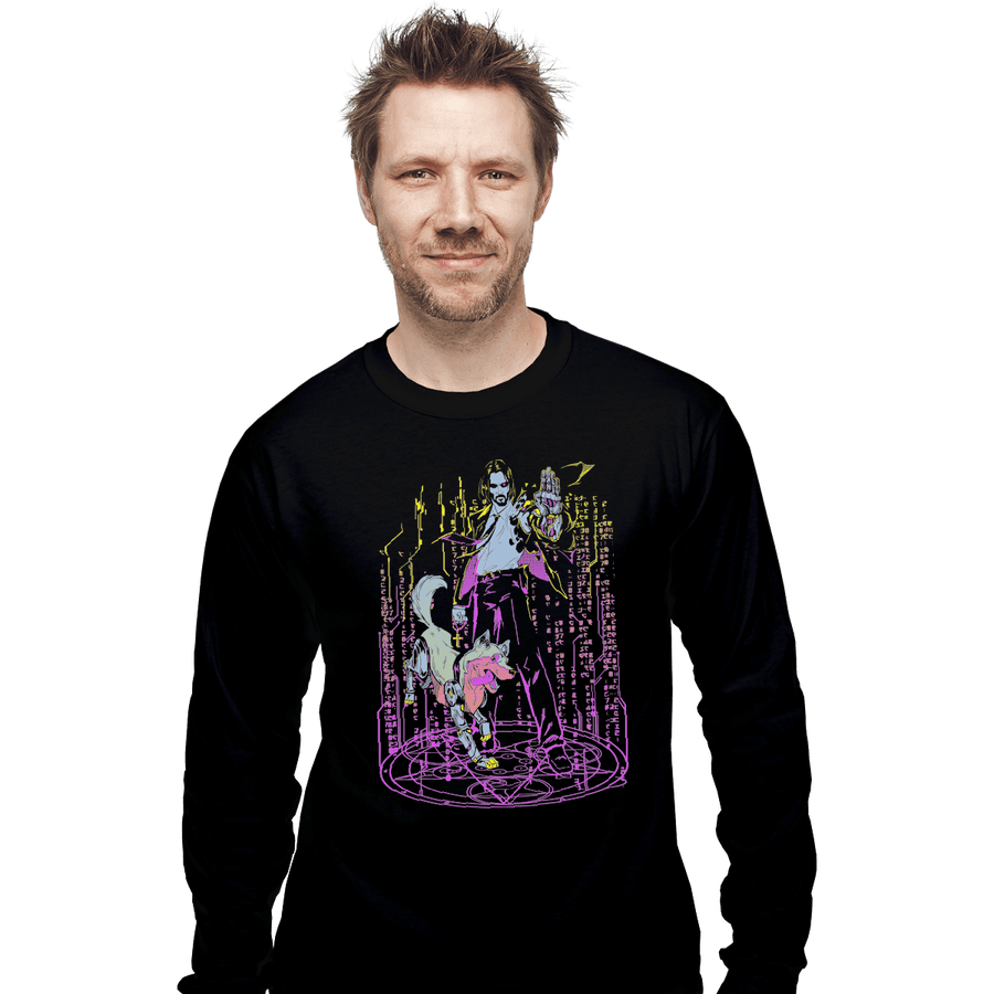 Shirts Long Sleeve Shirts, Unisex / Small / Black Keanuverse 2077