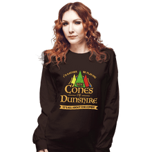 Load image into Gallery viewer, Secret_Shirts Long Sleeve Shirts, Unisex / Small / Dark Chocolate The Cones
