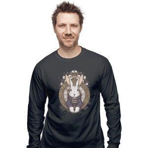Shirts Long Sleeve Shirts, Unisex / Small / Charcoal The White Rabbit