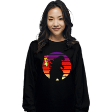 Load image into Gallery viewer, Shirts Long Sleeve Shirts, Unisex / Small / Black Sunset Kaiju
