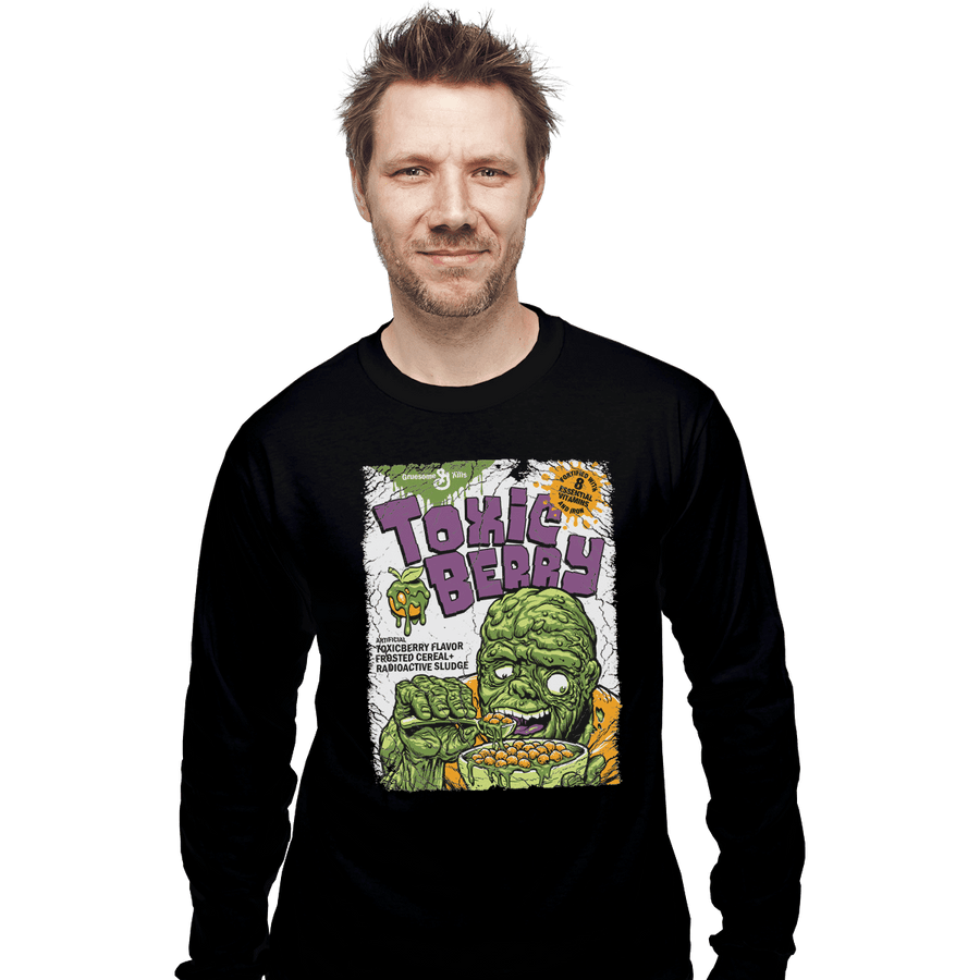 Shirts Long Sleeve Shirts, Unisex / Small / Black Toxicberry Cereal