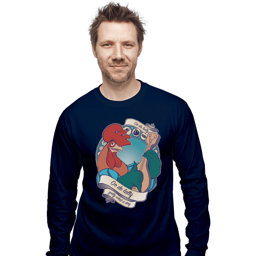 Shirts Long Sleeve Shirts, Unisex / Small / Navy Golly What A Day