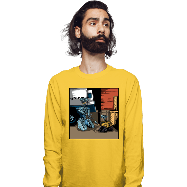 Secret_Shirts Long Sleeve Shirts, Unisex / Small / Gold Imposter Robot