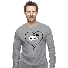 Load image into Gallery viewer, Shirts Long Sleeve Shirts, Unisex / Small / Sports Grey Retro Forever
