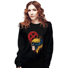 Load image into Gallery viewer, Shirts Long Sleeve Shirts, Unisex / Small / Black Berserker Barrage Style
