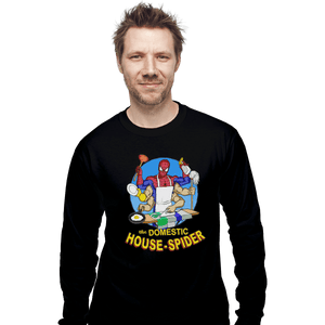 Shirts Long Sleeve Shirts, Unisex / Small / Black Domestic Spider