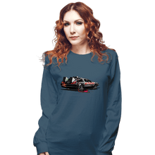Load image into Gallery viewer, Daily_Deal_Shirts Long Sleeve Shirts, Unisex / Small / Indigo Blue No Future
