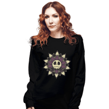 Load image into Gallery viewer, Shirts Long Sleeve Shirts, Unisex / Small / Black Jack Mandala
