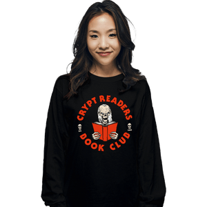 Shirts Long Sleeve Shirts, Unisex / Small / Black Crypt Readers Book Club