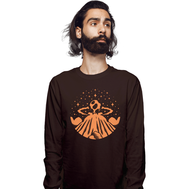 Shirts Long Sleeve Shirts, Unisex / Small / Dark Chocolate Tamaranch Mountain