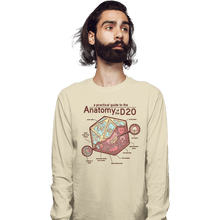 Load image into Gallery viewer, Secret_Shirts Long Sleeve Shirts, Unisex / Small / Natural D20 Anatomy
