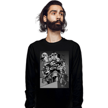 Load image into Gallery viewer, Shirts Long Sleeve Shirts, Unisex / Small / Black BTAS 30th Black &amp; White
