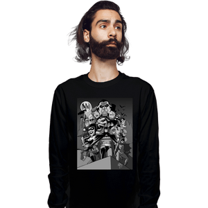 Shirts Long Sleeve Shirts, Unisex / Small / Black BTAS 30th Black & White