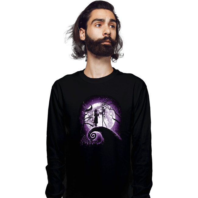 Secret_Shirts Long Sleeve Shirts, Unisex / Small / Black Moonlight Nightmare