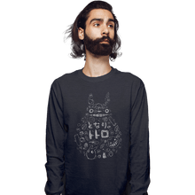 Load image into Gallery viewer, Shirts Long Sleeve Shirts, Unisex / Small / Dark Heather Neighbor Shape
