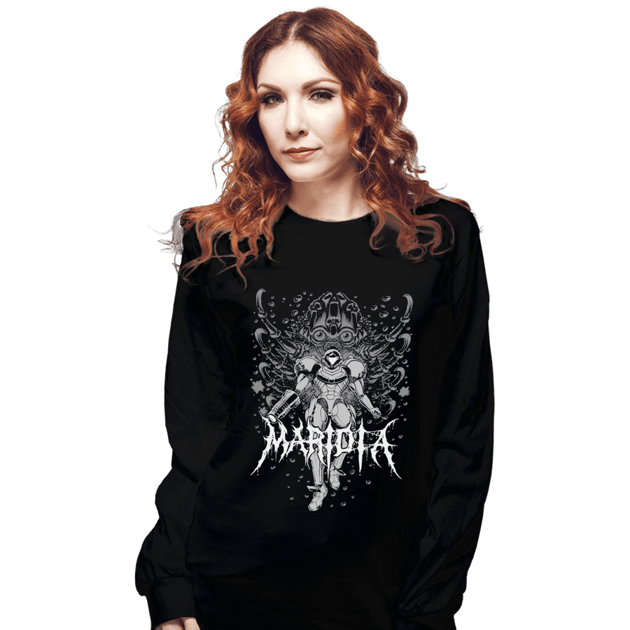 Shirts Long Sleeve Shirts, Unisex / Small / Black Maridia