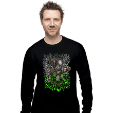 Load image into Gallery viewer, Daily_Deal_Shirts Long Sleeve Shirts, Unisex / Small / Black Wolf Knight
