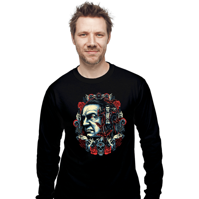 Daily_Deal_Shirts Long Sleeve Shirts, Unisex / Small / Black Mind Control Of The Vampire
