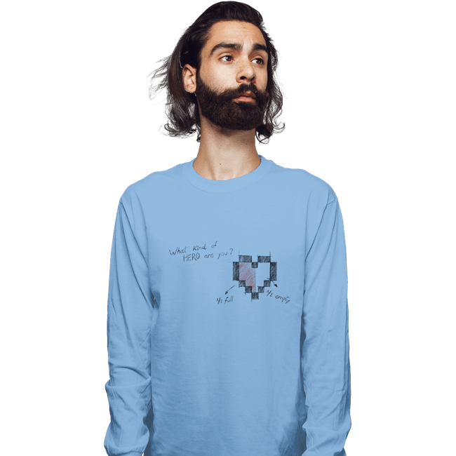 Shirts Long Sleeve Shirts, Unisex / Small / Powder Blue Choose Your Side