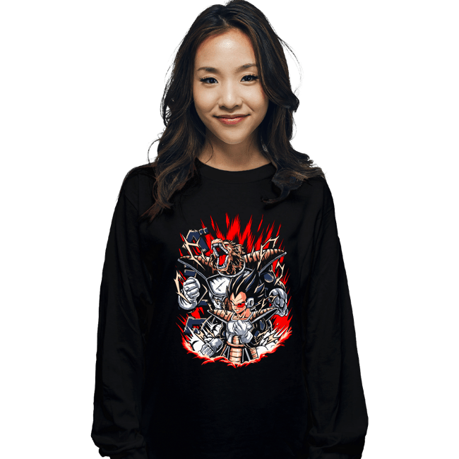Daily_Deal_Shirts Long Sleeve Shirts, Unisex / Small / Black A Saiyan Prince