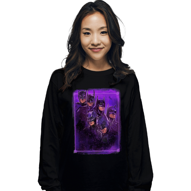 Shirts Long Sleeve Shirts, Unisex / Small / Black Batmen