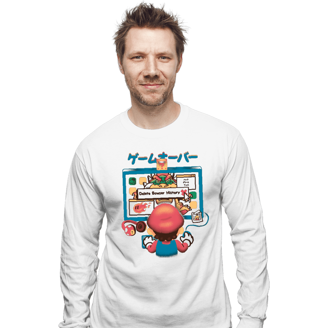 Daily_Deal_Shirts Long Sleeve Shirts, Unisex / Small / White Delete History