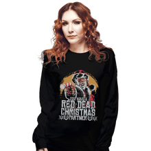 Load image into Gallery viewer, Shirts Long Sleeve Shirts, Unisex / Small / Black Red Dead Christmas
