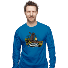 Load image into Gallery viewer, Secret_Shirts Long Sleeve Shirts, Unisex / Small / Sapphire The Adventures Of The Deer-Boy
