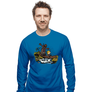 Secret_Shirts Long Sleeve Shirts, Unisex / Small / Sapphire The Adventures Of The Deer-Boy