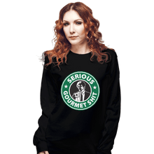 Load image into Gallery viewer, Shirts Long Sleeve Shirts, Unisex / Small / Black Serious Gourmet Coffee
