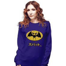 Load image into Gallery viewer, Shirts Long Sleeve Shirts, Unisex / Small / Violet Bat 041
