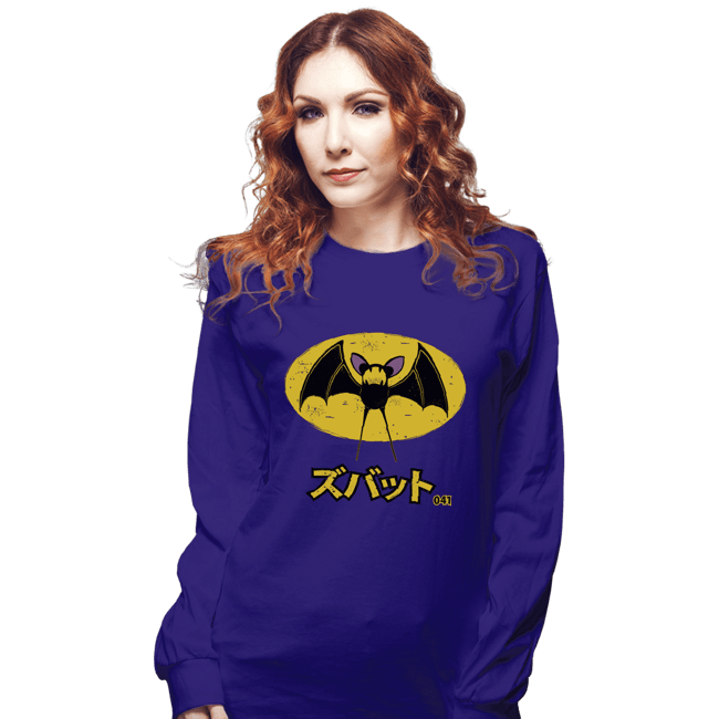 Shirts Long Sleeve Shirts, Unisex / Small / Violet Bat 041