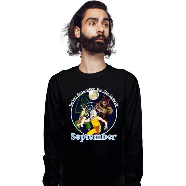 Daily_Deal_Shirts Long Sleeve Shirts, Unisex / Small / Black Earth, Wind & Fire Benders