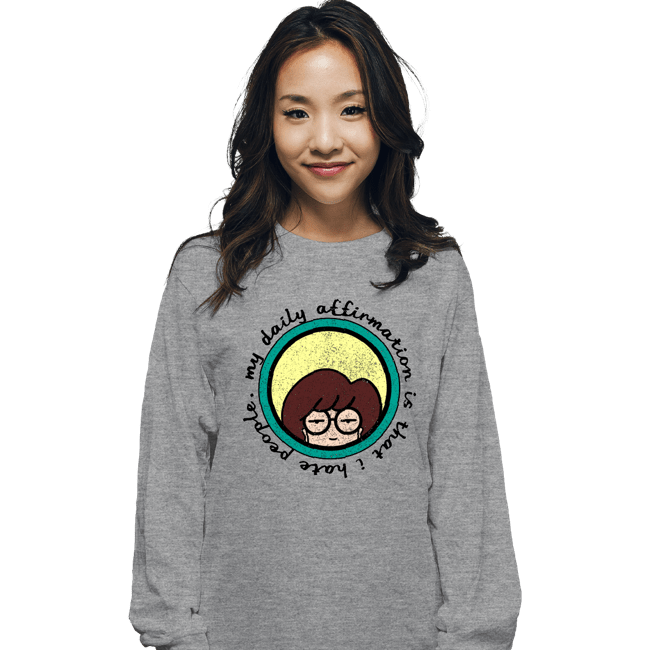 Secret_Shirts Long Sleeve Shirts, Unisex / Small / Sports Grey I Hate People