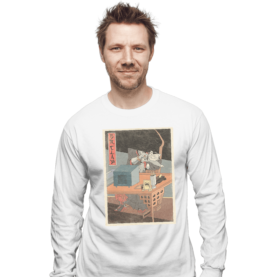 Shirts Long Sleeve Shirts, Unisex / Small / White Dr Claw