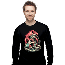 Load image into Gallery viewer, Daily_Deal_Shirts Long Sleeve Shirts, Unisex / Small / Black Rocker Ariel
