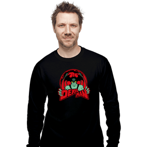 Shirts Long Sleeve Shirts, Unisex / Small / Black Devilman Mascot