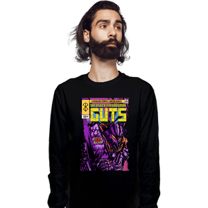 Daily_Deal_Shirts Long Sleeve Shirts, Unisex / Small / Black Guts Comics