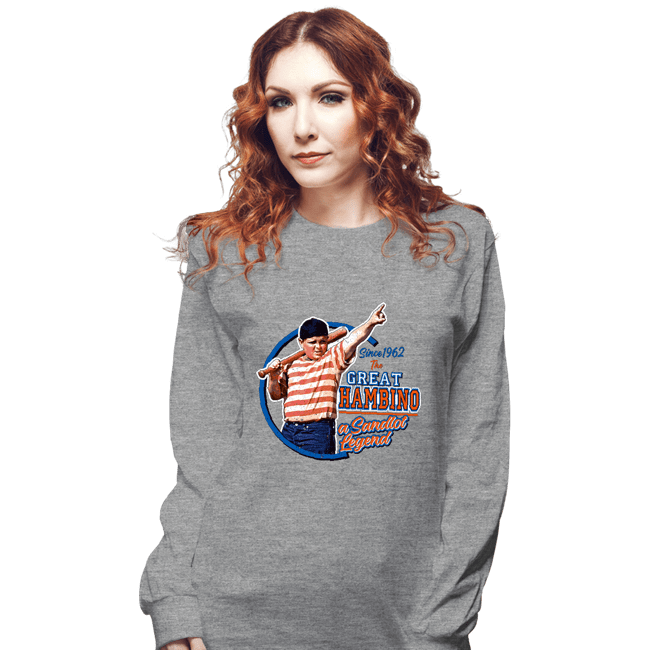 Shirts Long Sleeve Shirts, Unisex / Small / Sports Grey The Great Hambino