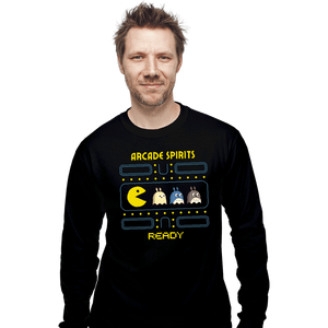Shirts Long Sleeve Shirts, Unisex / Small / Black Natural Arcade Spirits