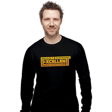 Load image into Gallery viewer, Shirts Long Sleeve Shirts, Unisex / Small / Black Keanu Be Excellent To Each Other
